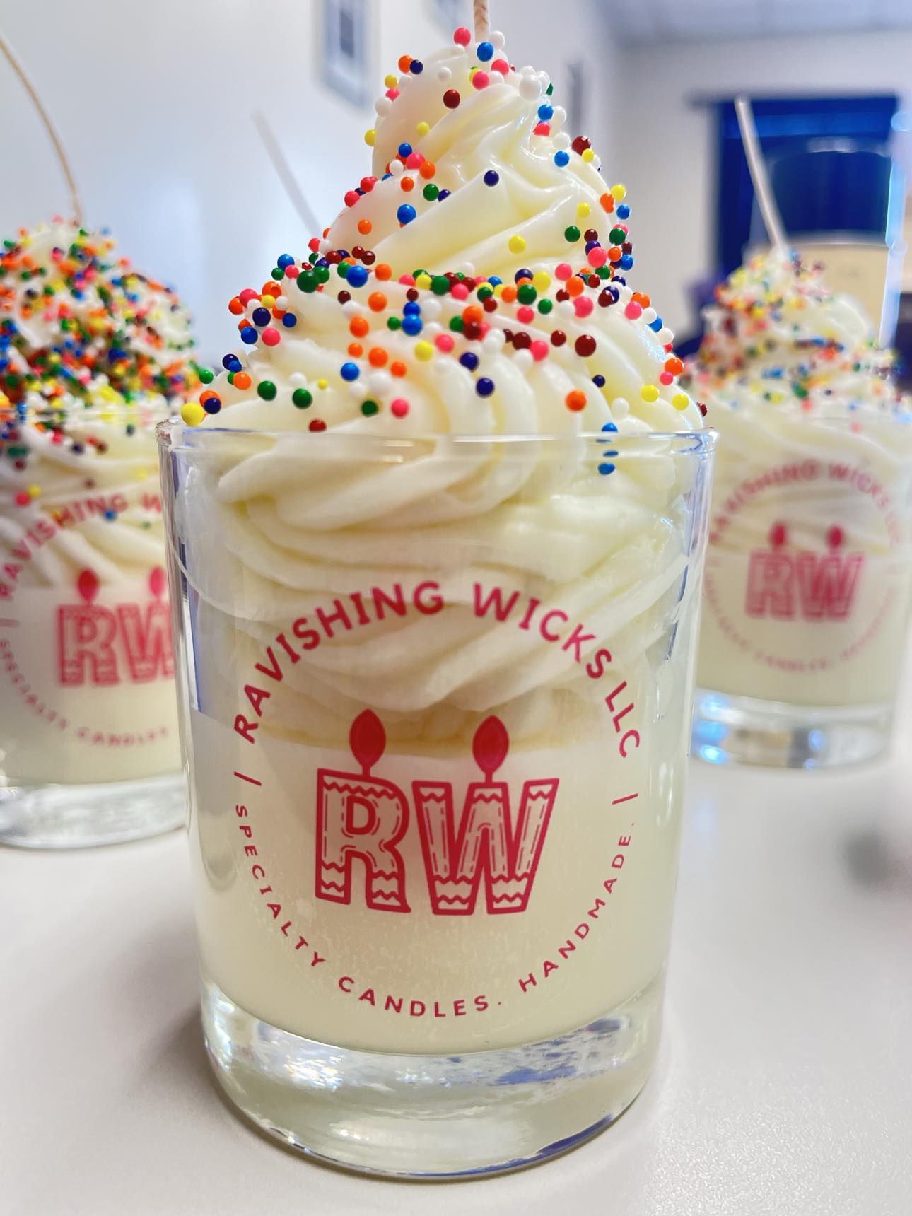 Birthday Cake Whipped Wax Candle - 7.5 oz