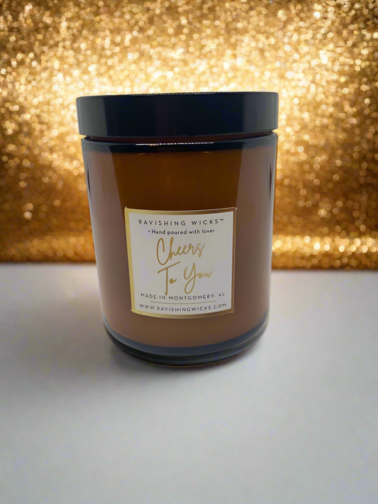 Cheers To You Traditional Candle - 8 oz